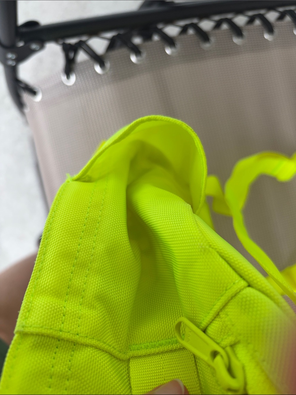 Baboon to the moon Gilardi neon yellow mini backpack DISCONTINUED - Picture 7 of 10